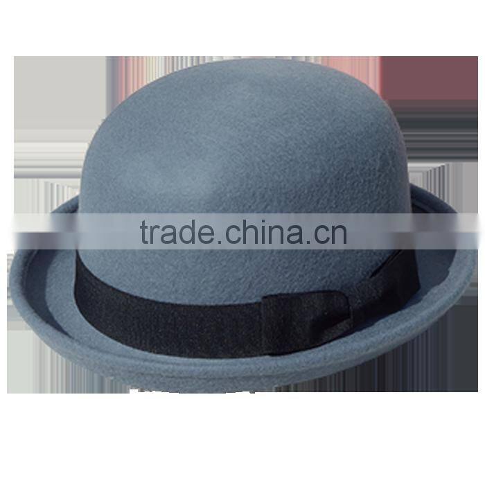 Stylish 100% wool felt dome hats for lady