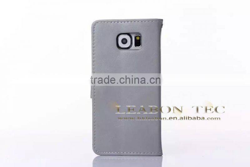 Best Selling Hot Chinese Products Wallet Phone Case for Guys for Galaxy S6