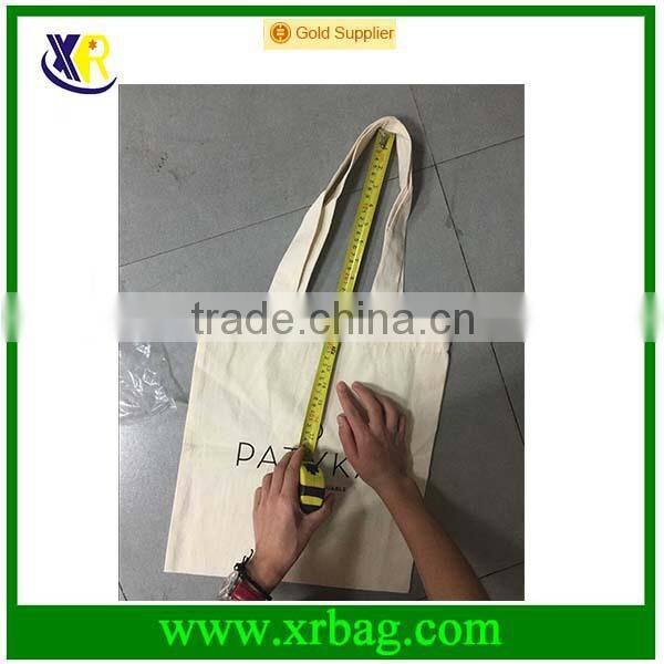 Custom logo printed cotton tote bag