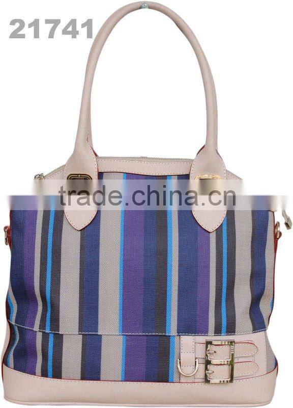 2012 the newest and fashion in colourful lady PVC handbags