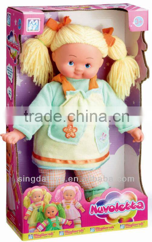 HOT SELLING ! 2014 New Design B079 B/O Baby Fashion Doll