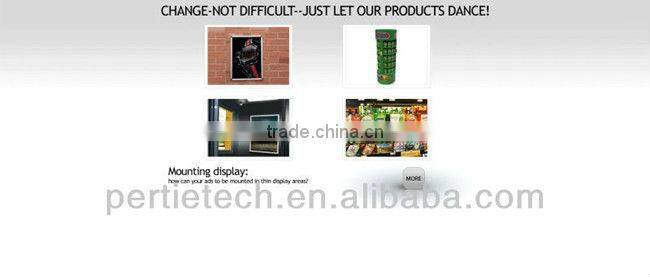 poster display e-paper display with coin battery supported