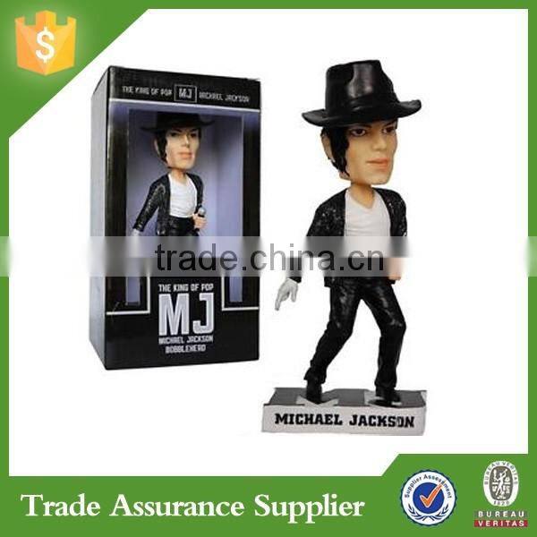 Hi-Q Customized Resin Mini Michael Jackson Bobblehead Souvenir