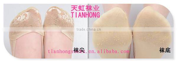 hot sale lady attractive designs wholesale women sexy summer invisible socks with gel heel