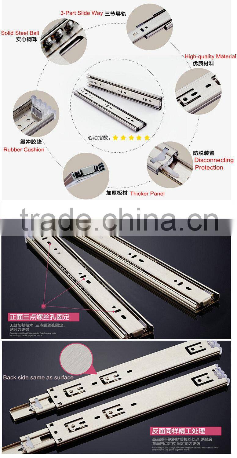 2015 New products metal drawer slide rail buy direct from china factory