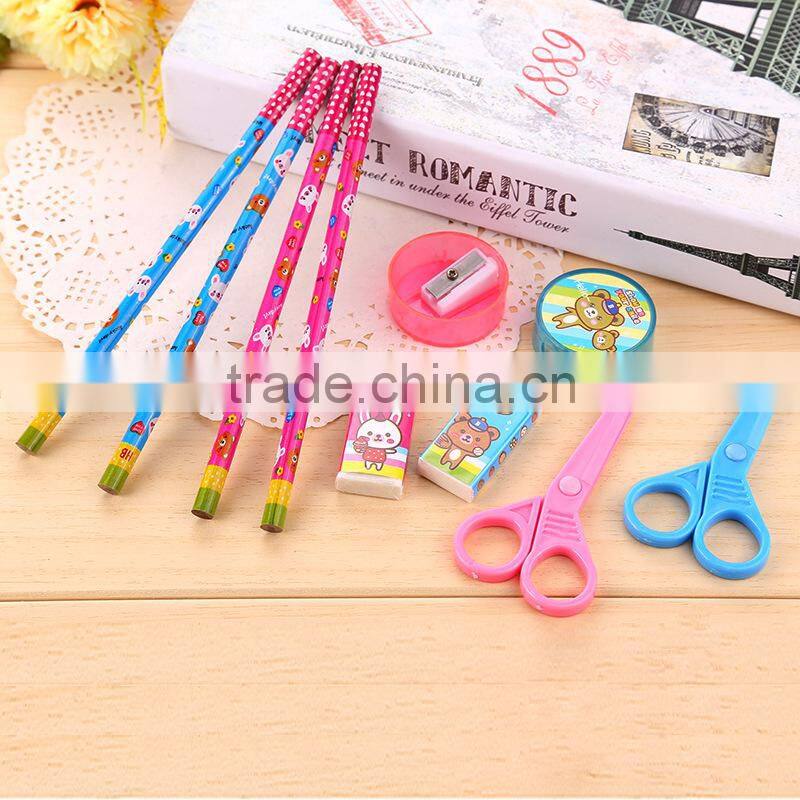 Promotional Popular Creative 5 In 1 Kids School Stationary Set