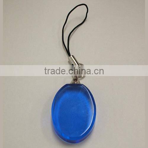 Engraved Transparent Custom Logo 3D Crystal Ball Keychain For Company Employees Christmas Gift