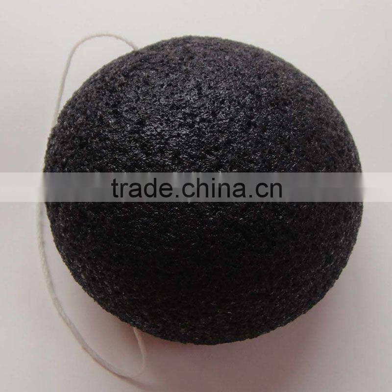 2012 most-popular heart shape nature konjac facial sponge , Konnyaku face puff