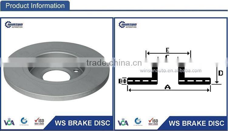 China Factory 4249A5 92092800 European Car Solid Break Disc for Sale
