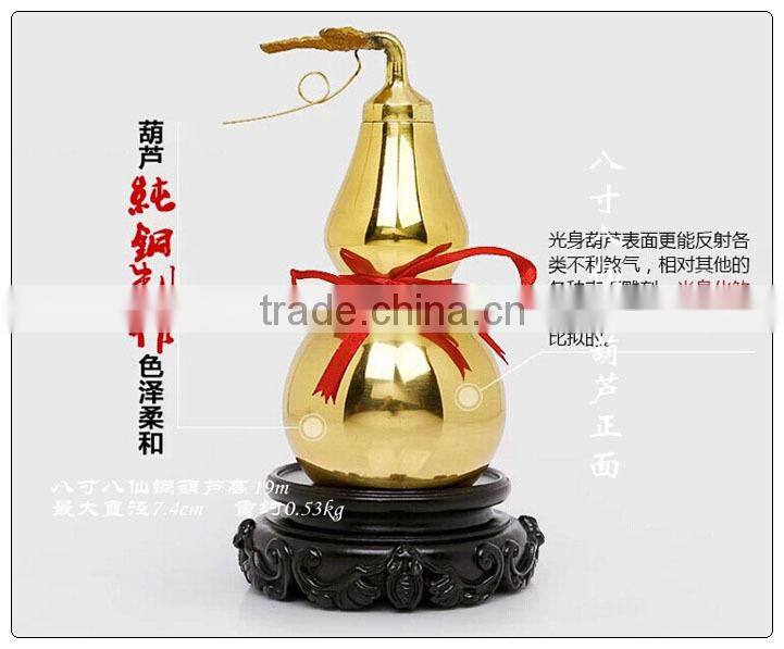Feng Shui Product Wu Lou Gourd, bronze material wu lou