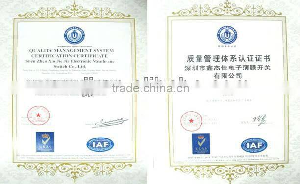 PCBA front panel keypad