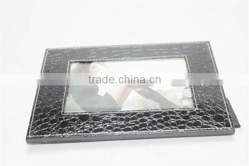 Most popular exquisite and high quality square leather holding photo picture frame
