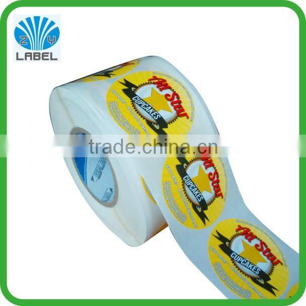 Printing Custom Laminated Adhesive Label,Logo Printed roll Adhesive Sticker Label,Cosmetic Adhesive Label