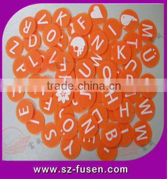 custom t-shirt magic hook and loop letters to color free print