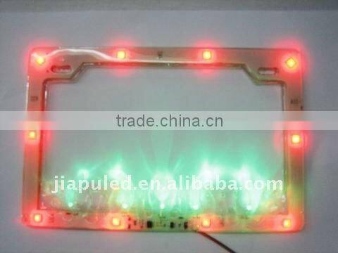 2015 New LED motorcycle license plate frame