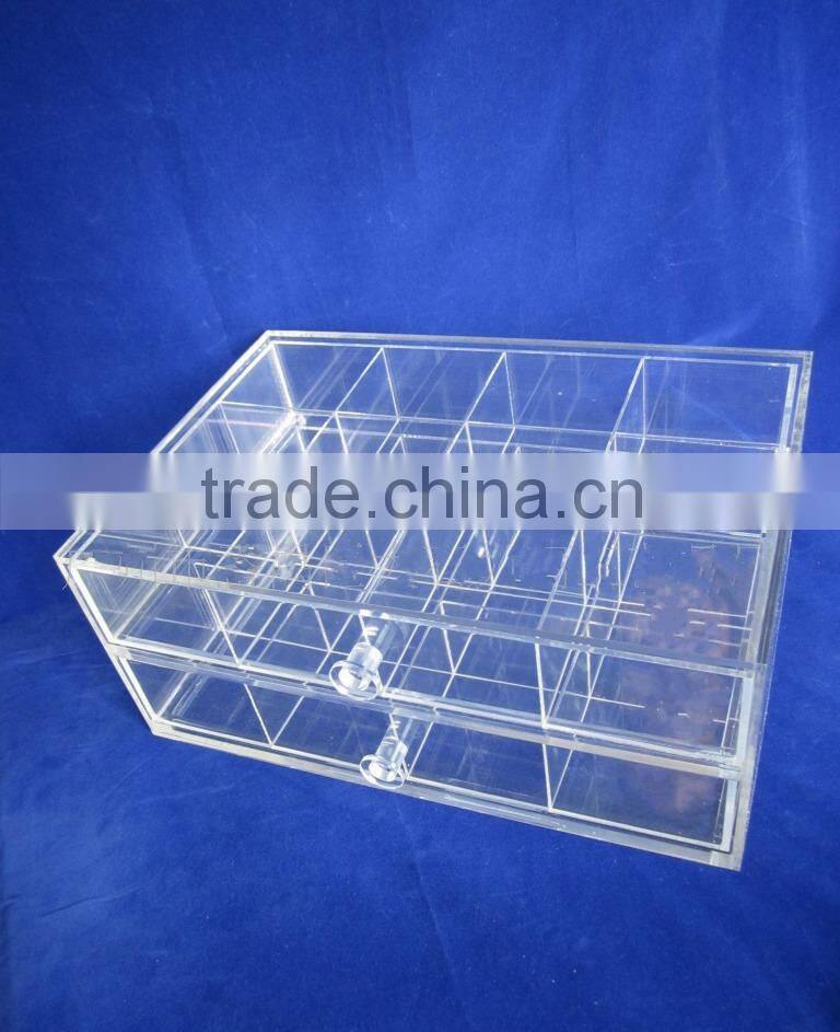 Customized various acrylic comestic storage box wholesale