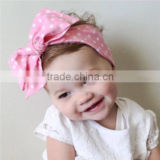 baby headband 2016 bow headband dot hairband