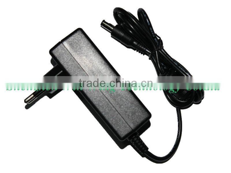 36W Wall Type Switching Power Adapter 24V 1.5A with EU Plug