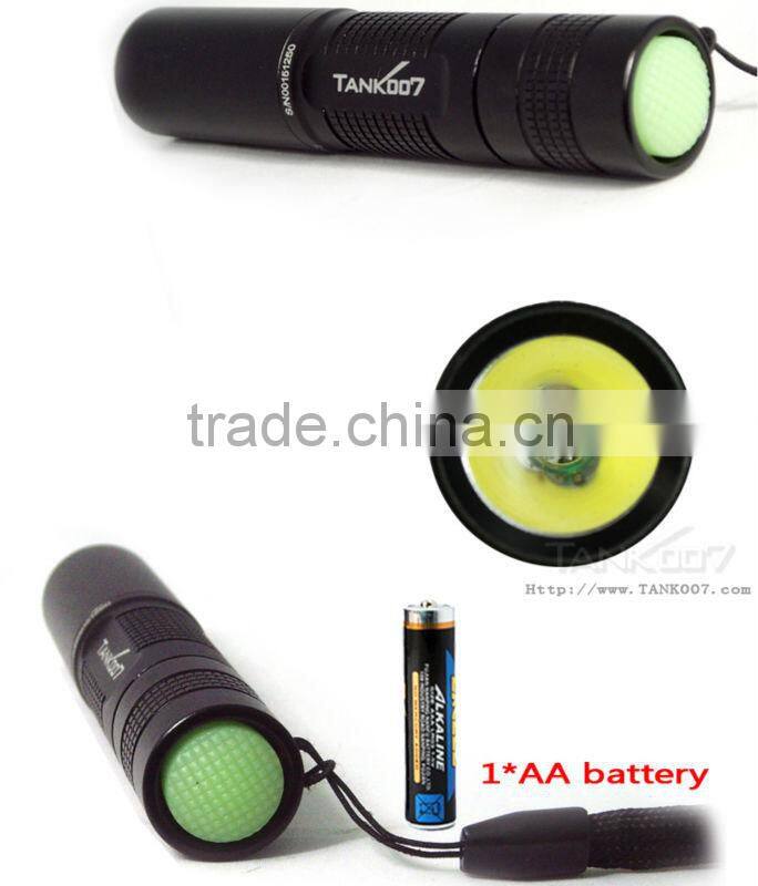 Aluminum alloy not pvc led torch TANK007 TK566-1