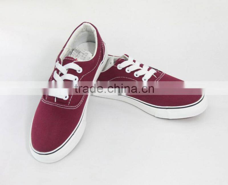 2016 Factory Direct Wholesale Cheap Fashion Style Vulcanized Canvas Shoes