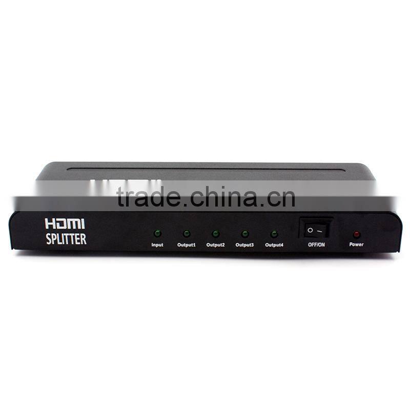 1x4 hdmi splitter with 4 way hdmi splitter
