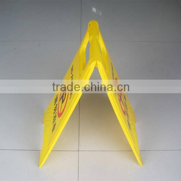 DINGWANG Good quality Yellow Free Standing Notice Board Stand