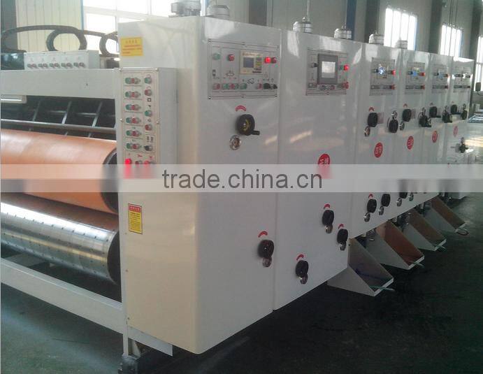 Hot sell carton flexo printing and die cutting machine