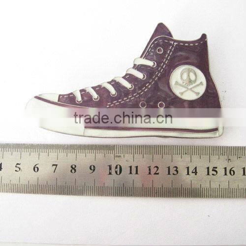 Decorative shoes designs metal school bag strap fix buckle