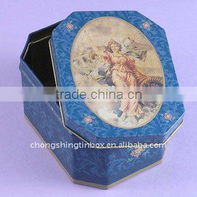 classical jewelry tin box