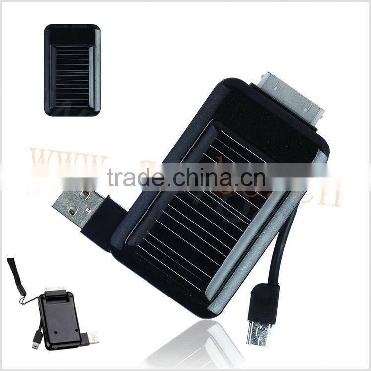 SORBO Wholesale Mini Portable Charger for Phone Strong Power Solar Mobile Phone Charger with Emergency LED Flashlight