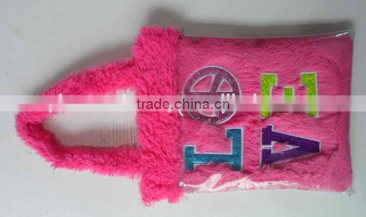 Peacock Velvet Fabric Cover Peace Embroidered Notebook