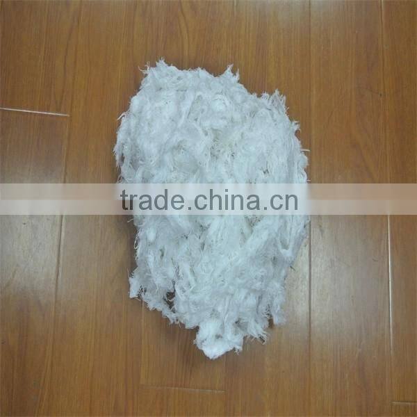 Recycled cotton yarn waste