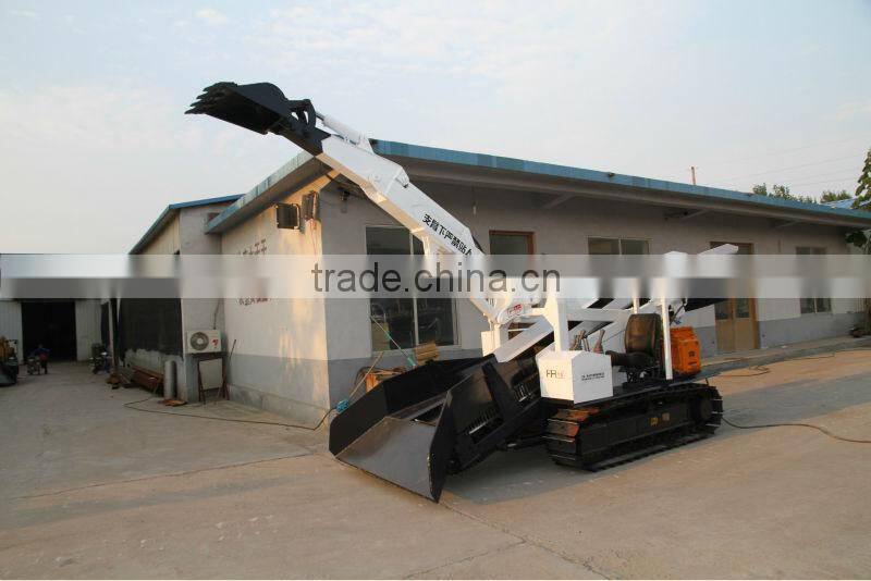 crawler-type grilled slag machine for underground mine
