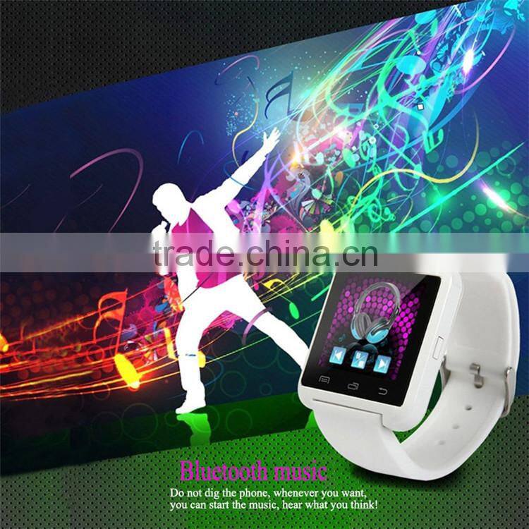 2016 New Bluetooth Smartwatches U8 Smart watch for IOS and Andriod Mobile Phone with bluetooth Wristwatch