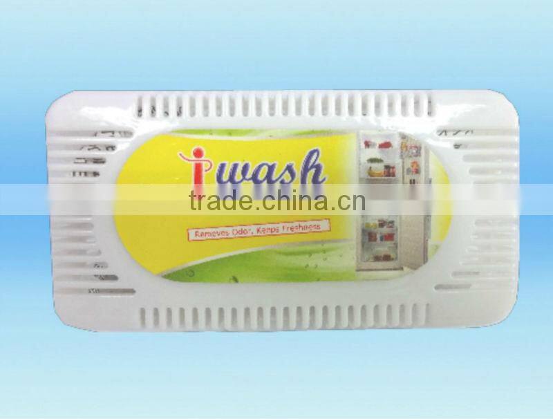 2.1oz Convenient Smart Bamboo Charcoal Fridge Deodorant Device In Plastic Box Absorb Ethylene Gas Keeps Foods Fresh Longer