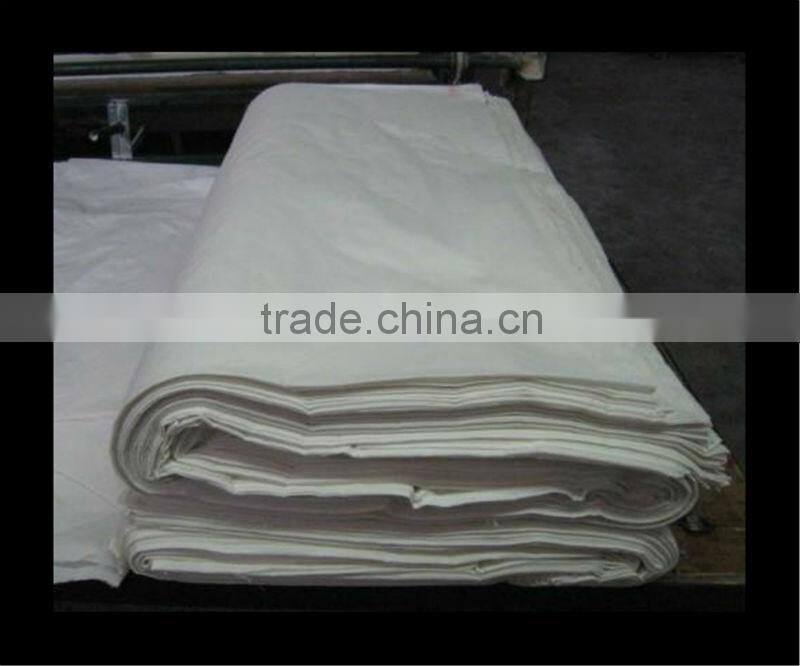 polyester/cotton unbleached calico