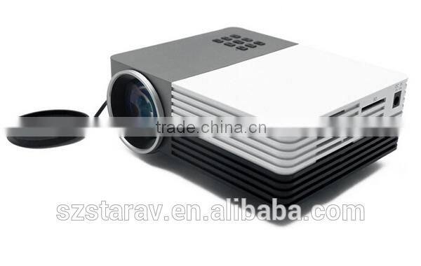 2015 HOT SALE 90'' 150 LUMENS MINI LED PROJECTOR FOR HOME EDUCATION BUSINESS