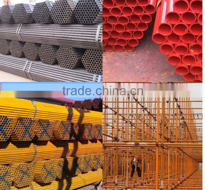 48.3mm samll diameter black round tubing with cheap price