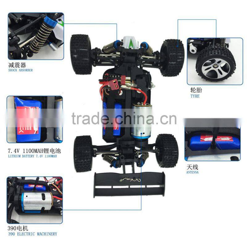 New Arrival 1:18 4WD RC Car Wltoys A979 Updated Version A979-B 2.4G Radio Control Truck RC Buggy Off-Road VS Wltoys A959