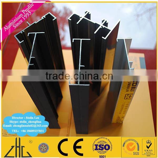Wow!! Square tube aluminum profile rails/Aluminium Profile with Sand Blasting Treatment/wood grain aluminium profile for ceiling