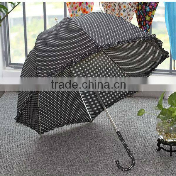 23 inch lovely blue straight umbrellas for promotional