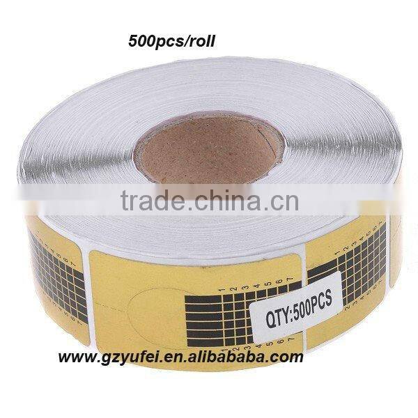 Manicure most popular nail forms roll for nail extension