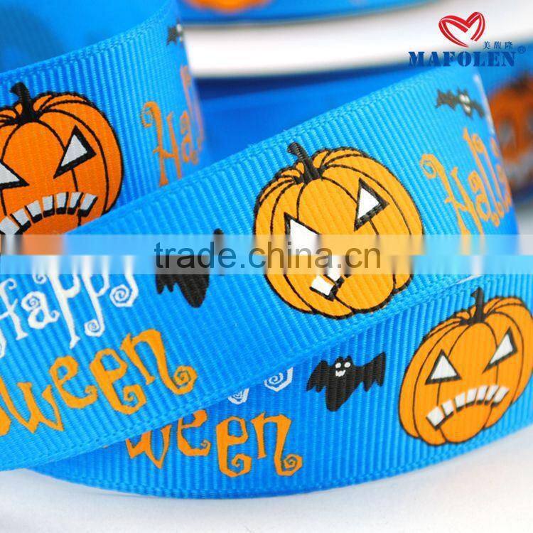 wholesale custom ribbon for celebrate Halloween