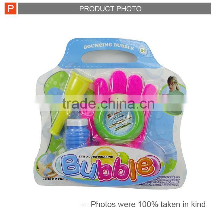 Wholesale bubble envelope gun glove soap bubble machine