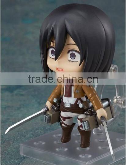2014 Cute Anime Plastic Action Figures,OEM Injection PVC Anime Action Figure