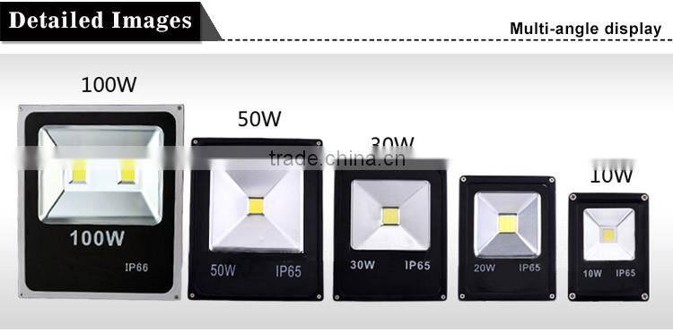 Mingshuai LED flood lights for outdoor lighting IP65 water proof thick TUV CE and RoHS approved