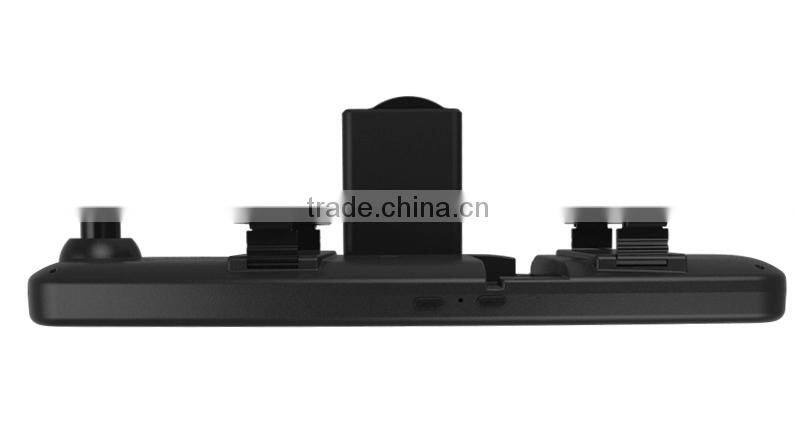 Novelty 140 Degree Wide Angle 2.7 inches Dual Lens Car Rearview mirror Camera DVR