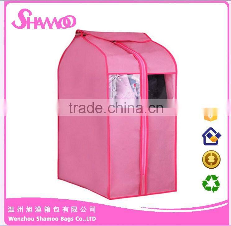 non woven suit garment bag, foldable garment bag,dance garment bag
