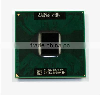 Intel Core Duo T2500 official version 2.0 G 2 m 667 original PGA laptop CPU SL8VP 945 platform