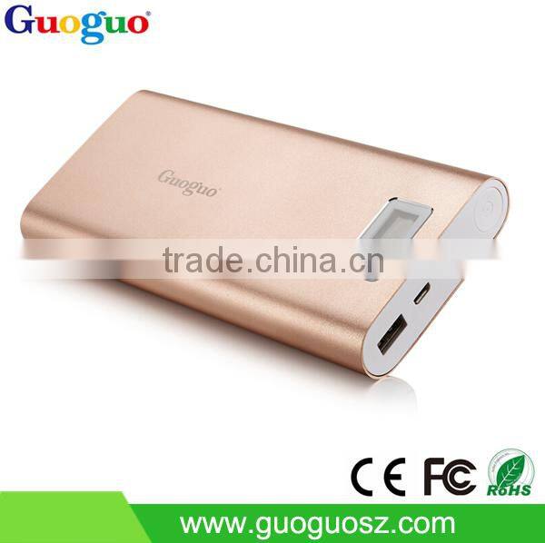 Metal 20000mah mi power bank with display